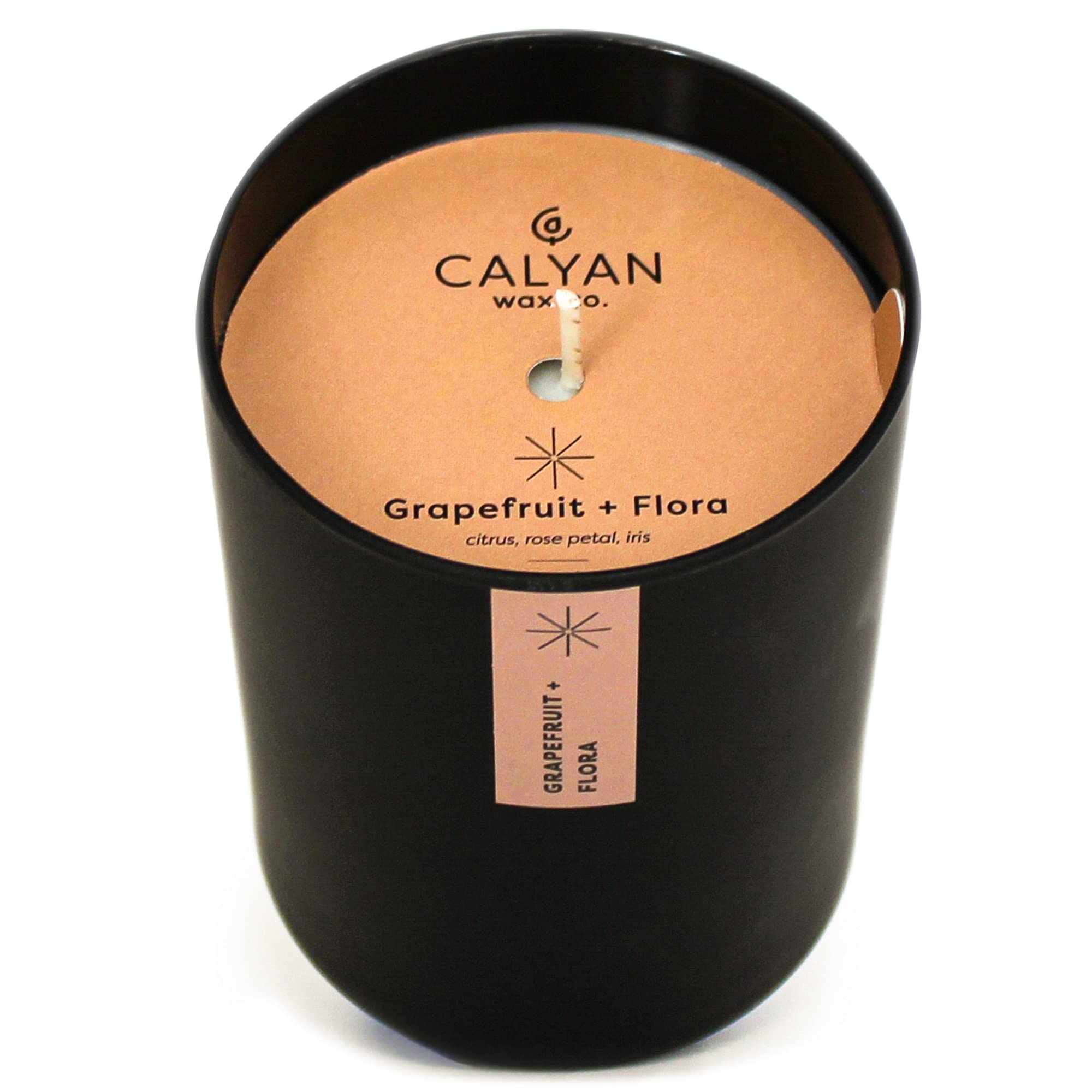 Calyan Wax Soy Wax Candle, Grapefruit + Flora Scented Candle for The Home  Premium Candle with Essential Oils  10.2 oz 50 Hour B